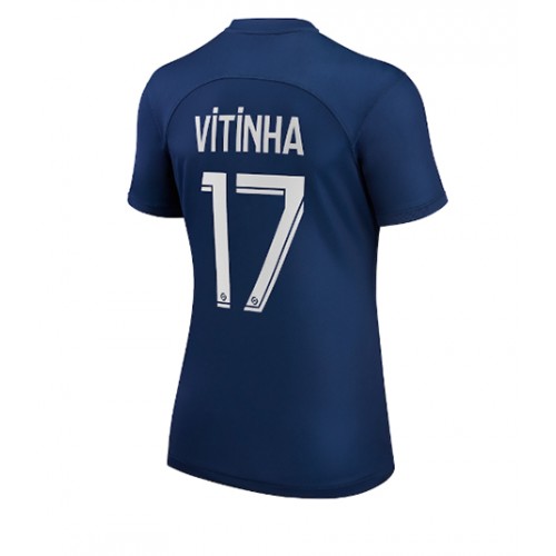 Paris Saint-Germain Vitinha Ferreira #17 Hjemmedrakt Kvinner 2022-23 Kortermet Paris Saint-Germain Vitinha Ferreira #17 Hjemmedrakt Kvinner 2022-23 Kortermet